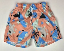 Size Medium Swim Shorts BOARDIES APPAREL Men's Geo Palm Mesh Quick Dry