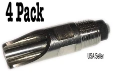 4 PACK 1/2” STAINLESS STEEL PIG NIPPLE WATERER DRINKER HOG SWINE