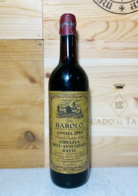 1969 Renato Ratti Barolo Abbazia dell' Annunziata