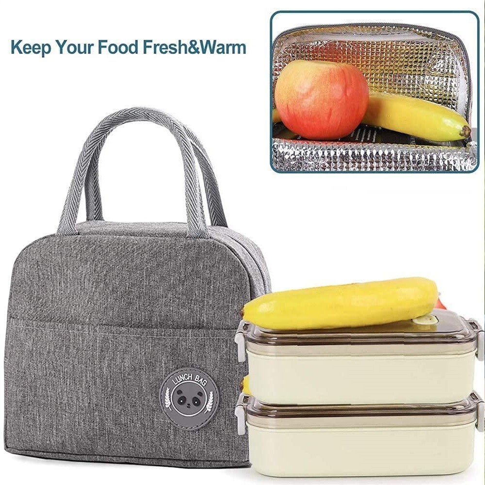 Borsa Termica per il Pranzo, Pranzo al Sacco Riutilizzabile, Borsa
