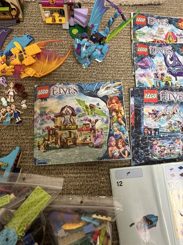 Lego Elves Lot Assorted complete &Incom Sets preowned Booklets Dragons Minifigs! - Picture 10 of 14