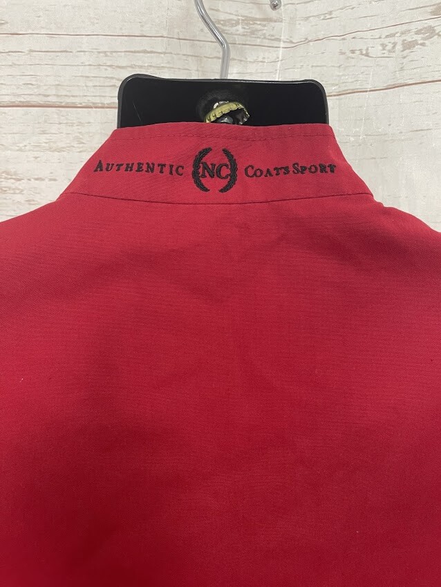 New Cort Men's Full Zip Red Basic Jacket Size 38 - image 6