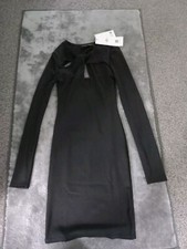 Womens Black Cut Out Dress