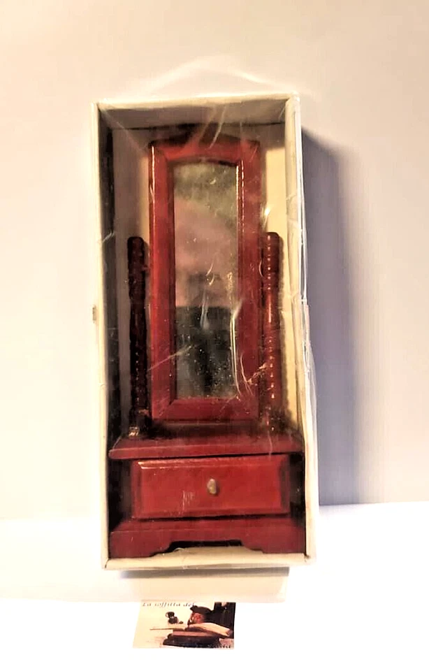 Miniature x Casa Bambole De Agostini Specchiera alta cm 12,5 larga 5,5 - Immagine 2 di 4