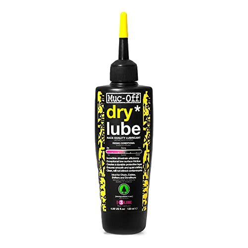 Muc-Off Dry Chain Lube, 120 ml - Lubrificante Catena Bici Biodegradabile, (q5Y)
