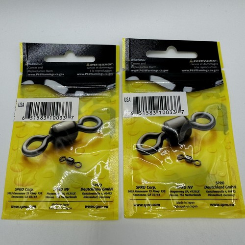SPRO Power Swivels 2 PACKS - Size 6 80lb test (10 per pack) SPSB-06-10 - Picture 2 of 4