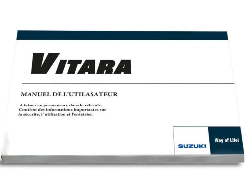 Suzuki Vitara 2018 - 2023 + Radio Notice d'Utilisation Français - Photo 1/6