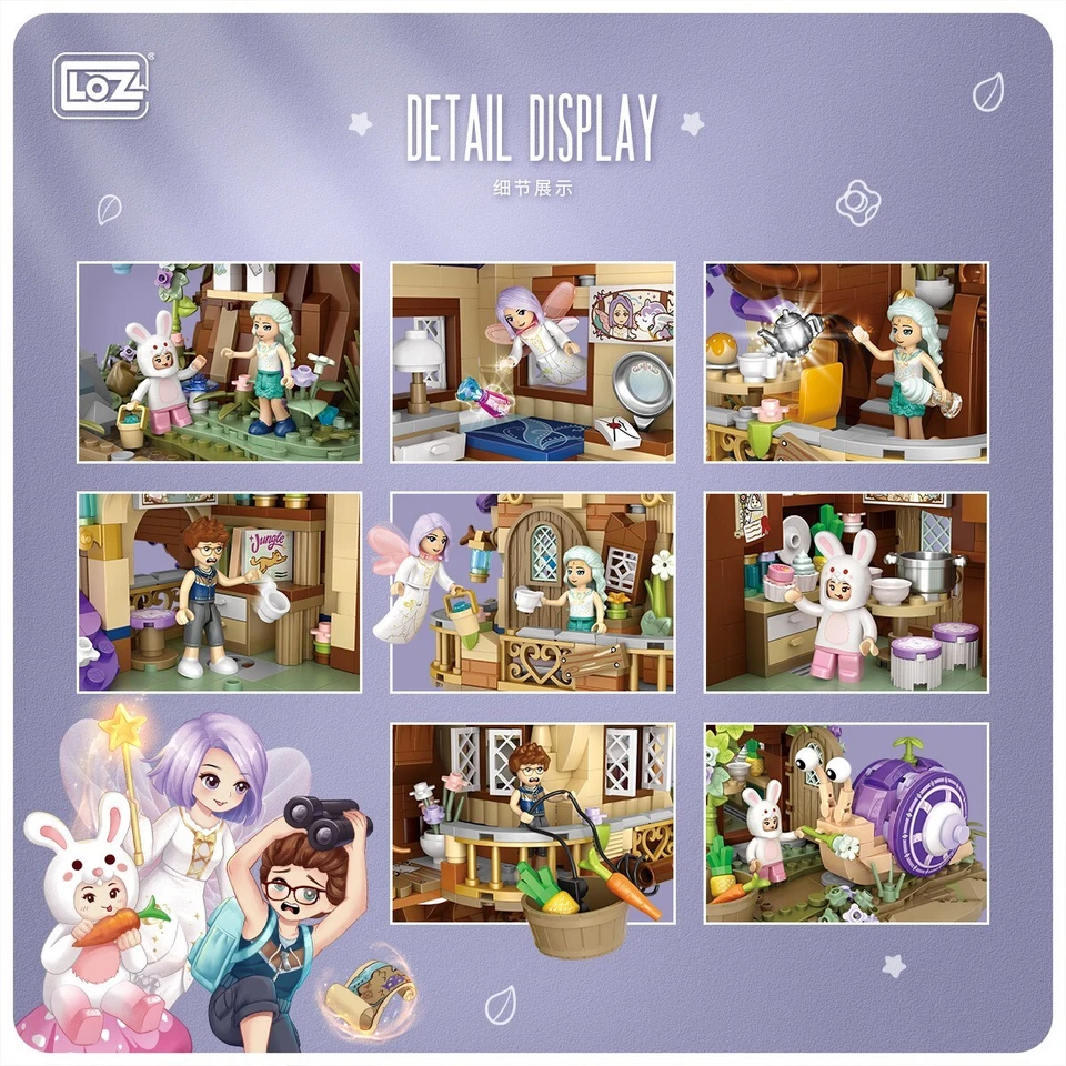 LOZ Elf Tree House Building Blocks Set Bricks Construction Toy Gift Kids Adults - image 4 of 4