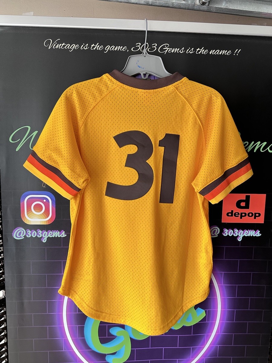 Authentic Mitchell & Ness San Diego Padres #31 Dave Winfield 1980