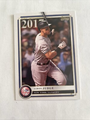 2022 Topps X Aaron Judge Curated Set Aaron Judge First Impressions Yankees  #38 | eBay