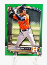 Walker Janek 2025 Bowman Draft - Green Paper /99 - Houston Astros #BD-45