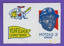 1971 Topps Tattoo Clarence Gaston San Diego Padres