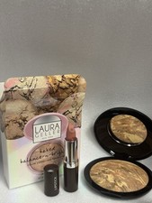 Laura Geller Supersize Balance-n-Brighten Foundation 20g Deep & Lipstick