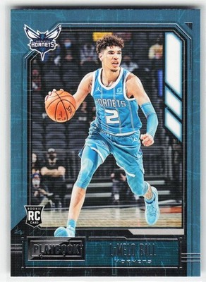 2020-21 Panini Chronicles Playbook LaMelo Ball RC #192 Charlotte Hornets