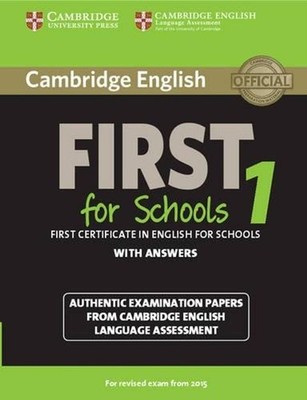 Cambridge English First 1 for Schools for Revised Exam from 2015 Student's Book 