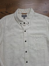 L.L.Bean Men's Button-Front Shirt Size Medium