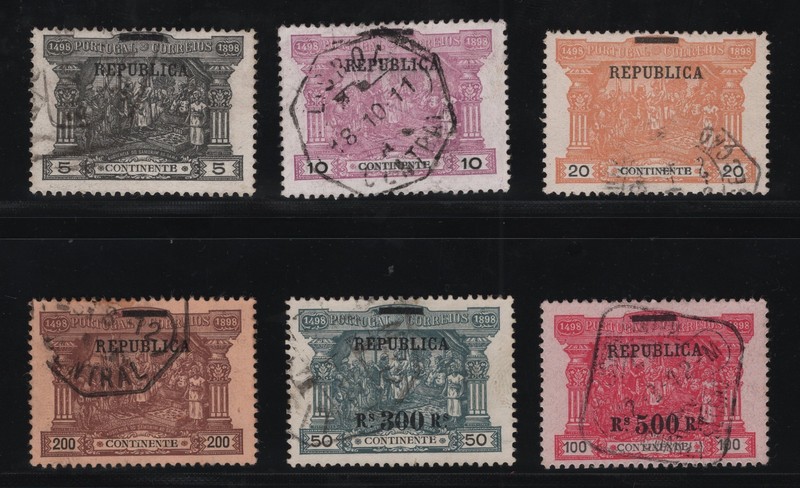 Portugal - 1911 India Issue "Republica" - Complete Set - Used