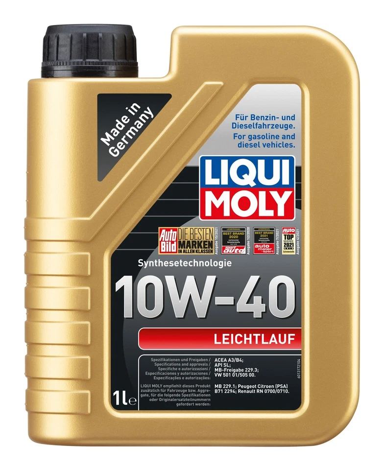 DENCKERMANN Ölfilter Liqui Moly Leichtlauf 10W-40 8L für Mercedes-Benz B-Klasse - Bild 3 von 4