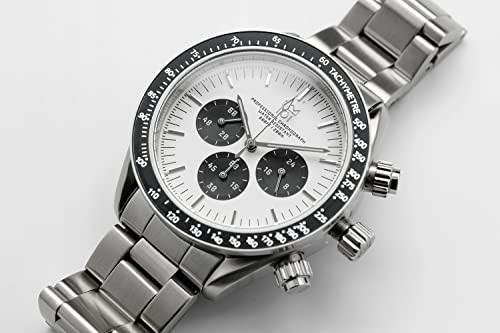 HYAKUICHI 101 No.12 Taucher Herrenuhr Wasserdicht bis 20 ATM Weiß Panda - Bild 2 von 6