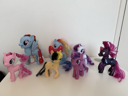 My little pony x 7 Hasbro 2016 MLP rainbow dash etc Bundle - Picture 2 of 12