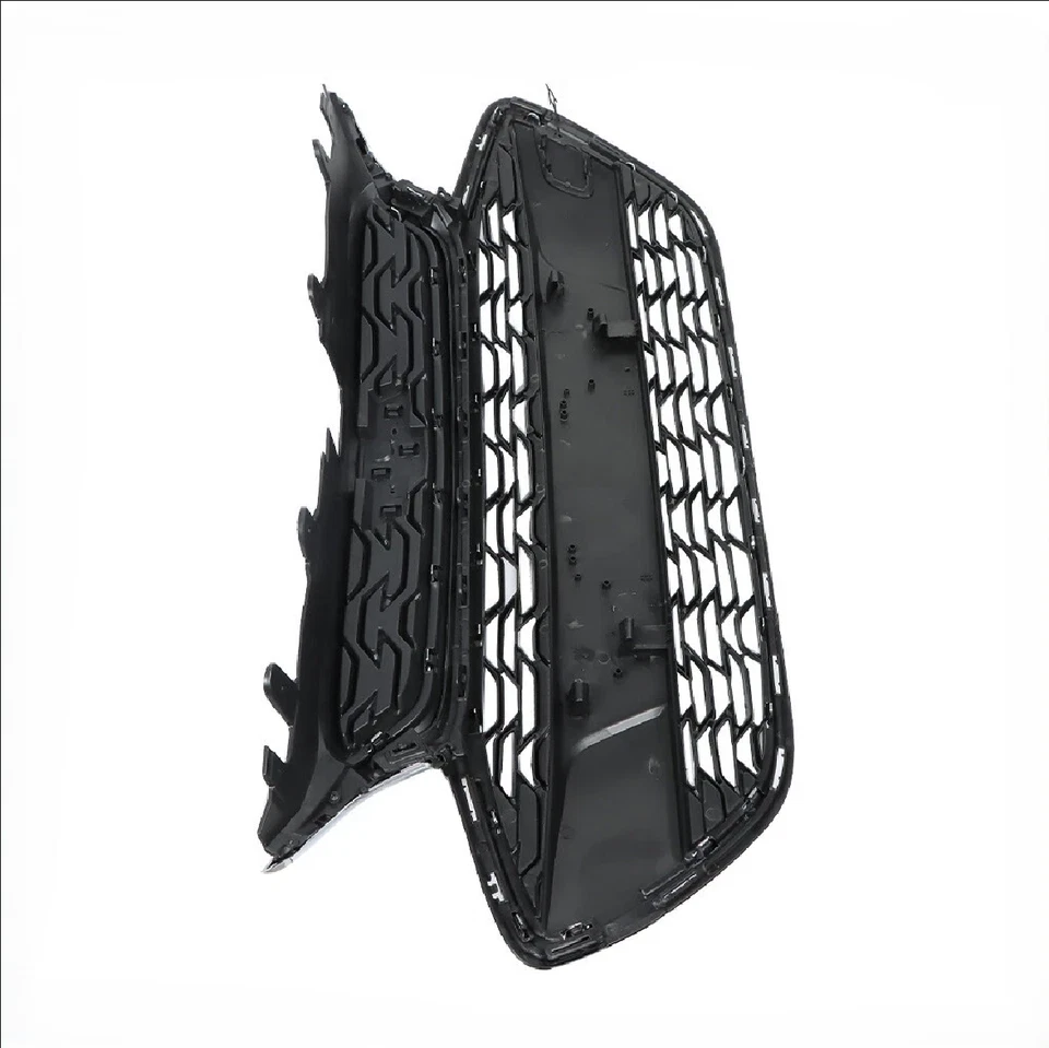 New Front Upper+Lower Grille Assembly For 2019-2022 Chevy Spark Black & Chrome - Imagem 4 de 4