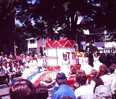 Wellsboro PA Pennsylvania 1970 Laurel Parade Patriotic Float Miss Huntingdon