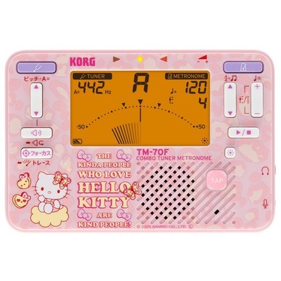 KORG TM-70C SKT Tuner Metronome Hello Kitty Sanrio Contact Mic Compact Japan