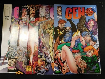 GEN 13 0 1-5 IMAGE COMIC SET COMPLETE JIM LEE CHOI SCOTT CAMPBELL GARNER 1994 VF