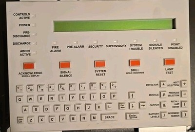 Notifier KDM-R2 Keypad Notifier  Fully Functional Used