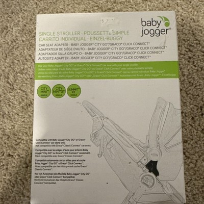Baby Jogger Single Stroller Car Seat Adapter - CITY Mini, Mini GT, Summit X3 NEW