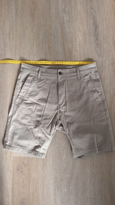 G-STAR RAW Herren Kurzjeans Bronson Straight beige Shorts Jeanshorts
