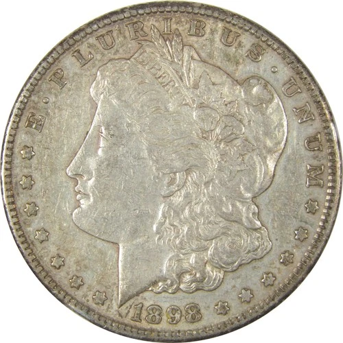 1898 S Morgan Dollar XF EF Extremely Fine Silver $1 Coin SKU:I22564
