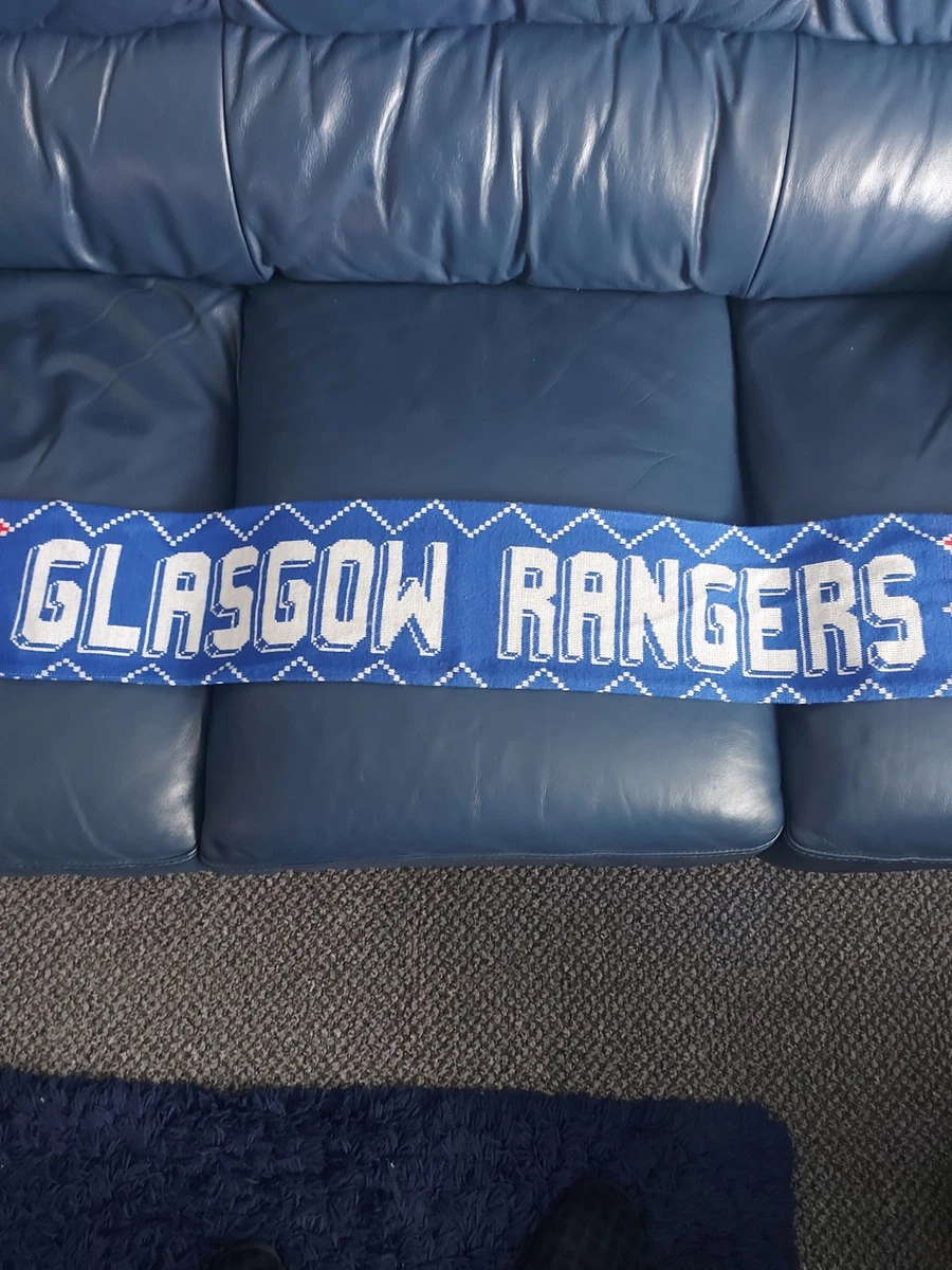 Écharpe Supporter Rangers Vintage - Unisexe, Taille Unique, Multicolore, Pour Les Fans