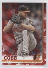 2019 Topps Independence Day 12/76 Alex Cobb #483 sh7