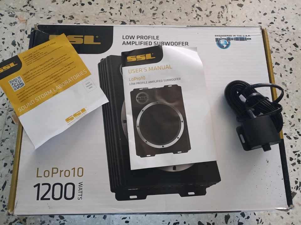Sound Storm LOPRO10 10英寸1200瓦汽车低音炮 — 第 2/4 张图片