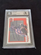 ZACK RYDER WWE WWF AUTHENTIC HAND SIGNED AUTOGRAPHED CARD BECKETT