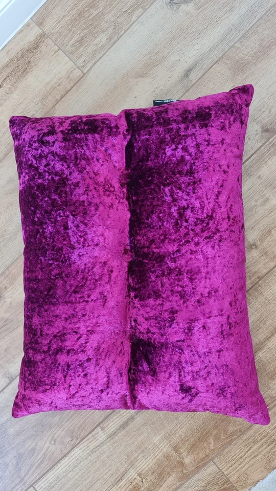 Bretz Kissen Samt Pink Fuchsia Chesterfield 65x45x15 cm Neu Designer Sofakissen - Bild 2 von 4
