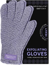 Exfoliating Gloves for Bath and Shower – Heavy Duty Exfoliating Body Scrubber fo