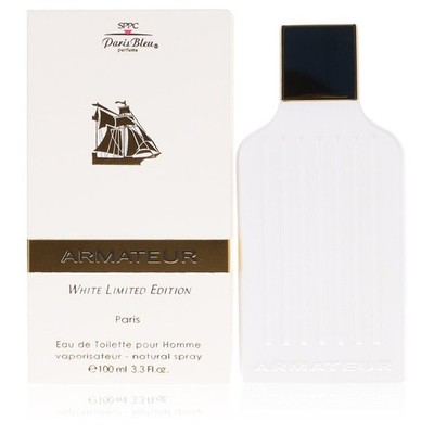  Armateur White by Paris Bleu Eau De Toilette 3.3 oz for Men  