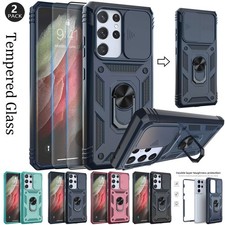 For Samsung Galaxy S21 Ultra Shockproof Lens Protective Case / Screen Protector