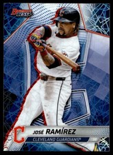 2025 Bowman's Best Blue Laser Refractor Jose Ramirez /150 #14 C25