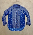 Polo Ralph Lauren Blue Paisley Bandana Print Button Down Shirt Men’s Size M NWT