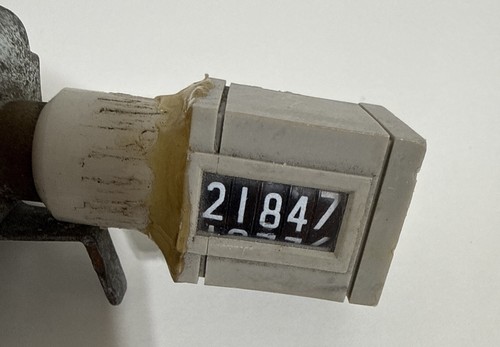 Vintage Odometer Veeder Root Bike Bicycle Gauge Working Manual Counter Wheel