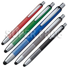 Metal Ballpoint Pen Touch Ballpen Silver Pen Pens Clear Plain Writing Equipment