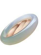         55 Mm Chalcedony Agate Bangle