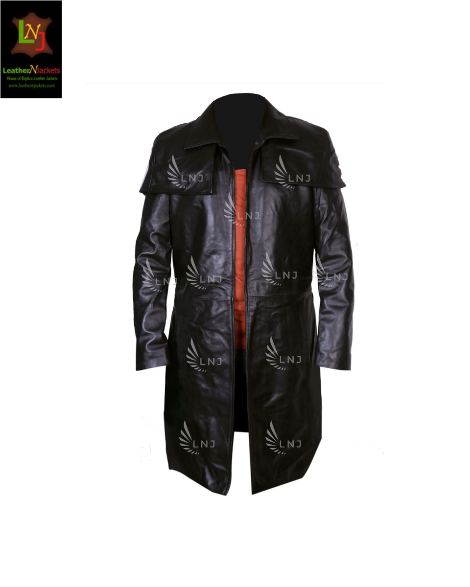 Mens A7 Fallout Vegas NCR Ranger Military Duster Brown Real