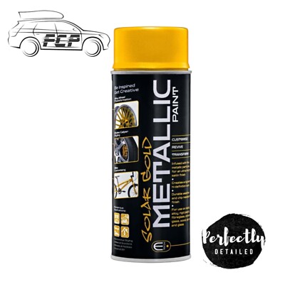 E-TECH Metallic Paint Solar Gold 400ml Multi-Purpose Interior & Exterior DIY