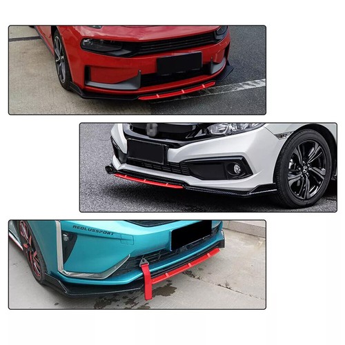 Front Bumper Lip Body Kit Splitter Spoiler Glossy Carbon for Chevrolet Cruze - Picture 8 of 14