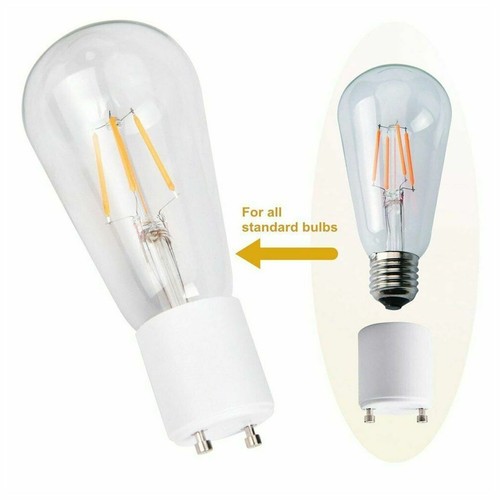 6/24Pcs GU24 To E26/E27 LED Lamp Adapter Standard Bulb Holder Socket Converter - Picture 9 of 15