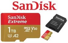 SanDisk 1TB Extreme microSDXC UHS-I Memory Card with SD Adapter - 190MB/s